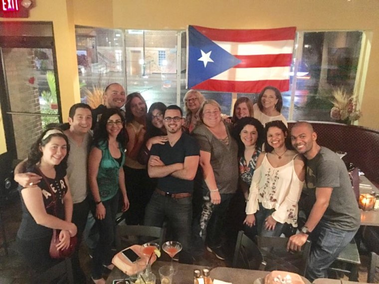 Fundraiser for Hurricane Maria relief October 7, 2017 at Amici's Pizza and Living Room, in Berkley, Michigan organized by some Puerto Ricans living in the Detroit area. 