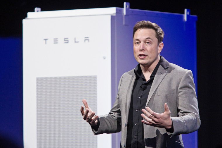 Image: Tesla Motors Inc. Chief Executive Officer Elon Musk Unveils New Generation Of Batteries