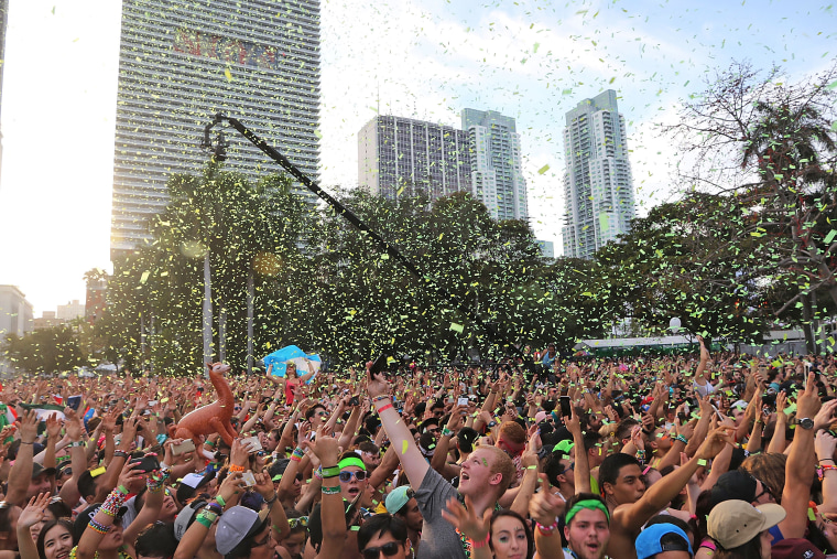 Image: Guests attend Ultra Music Festiva