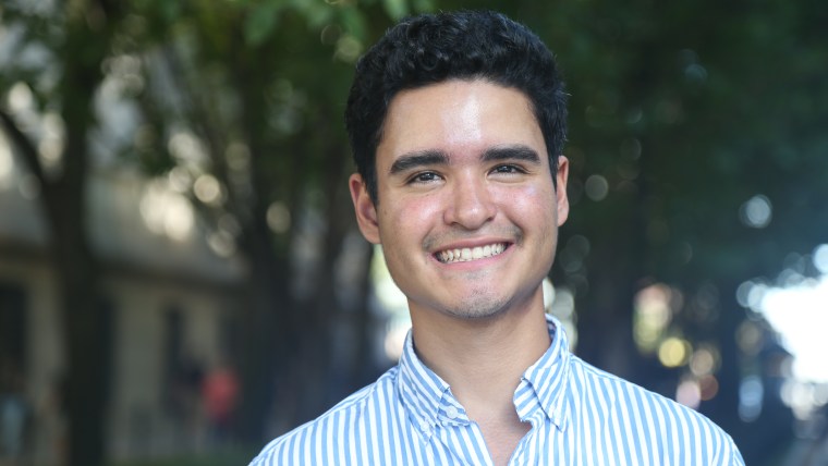 Santiago Tobar Potes on campus at Columbia University.