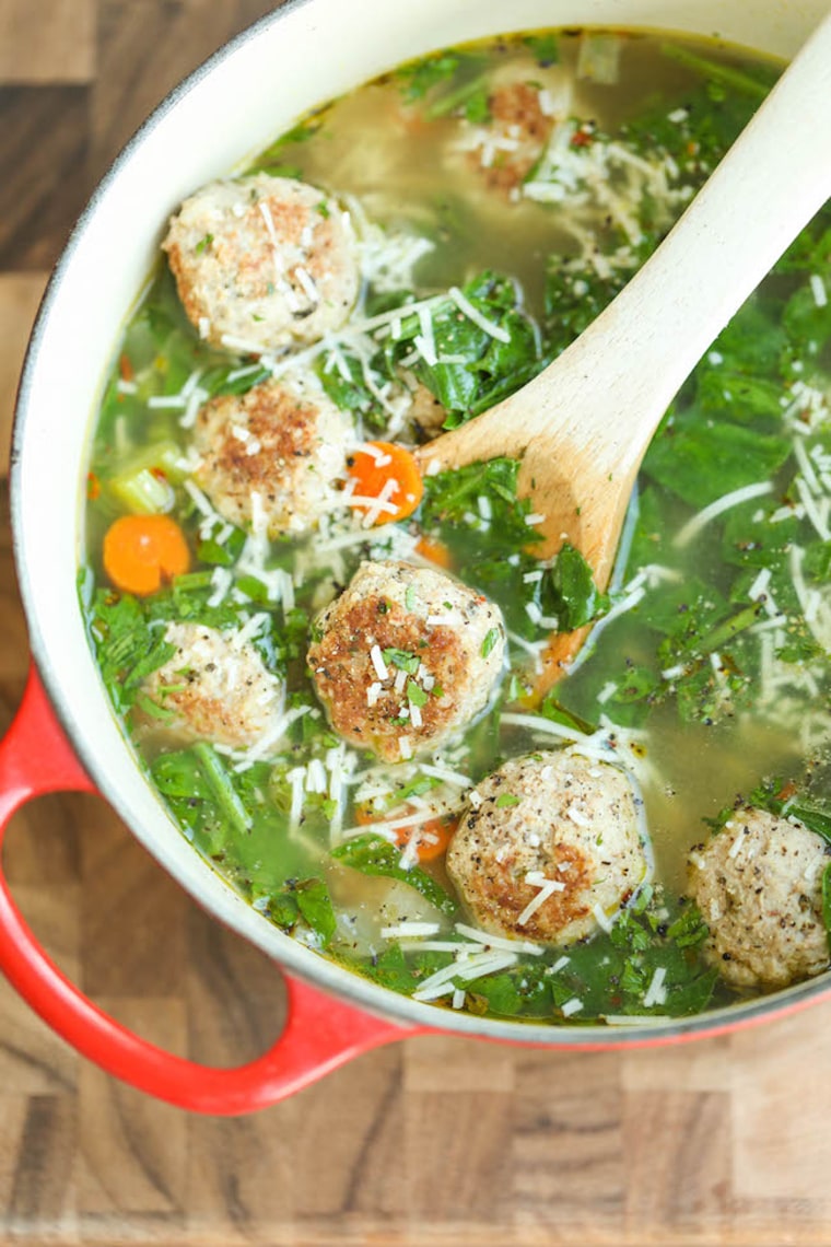 Image: Turkey Meatball and Spinach Soup