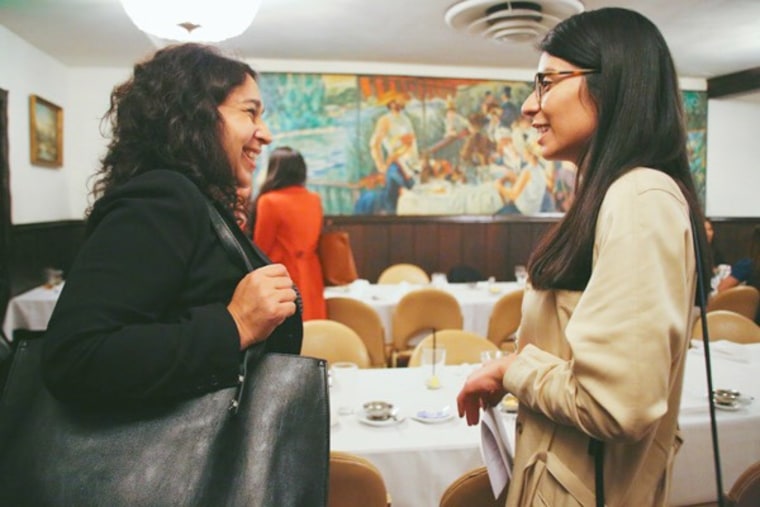 Members at a networking event held by the Latina Lawyers Bar Association.