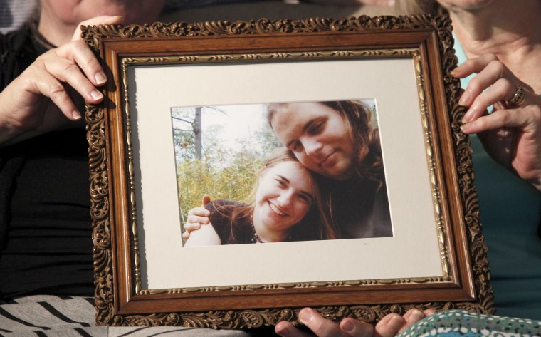 Image: A photo showing Caitlan Coleman and Joshua Boyle