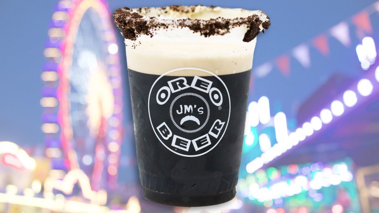 Oreo Beer is being served at the State Fair of Texas