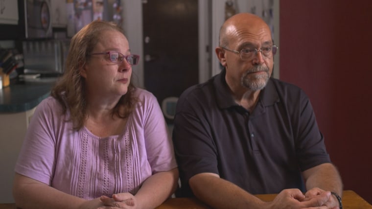 SPRING HILL, FL: Pennie Krietemeier, 53 and Randy Krietemeier, 53, pictured at their home.