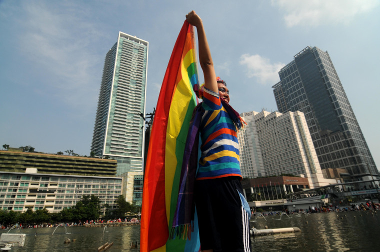 LGBT march in Indonesia