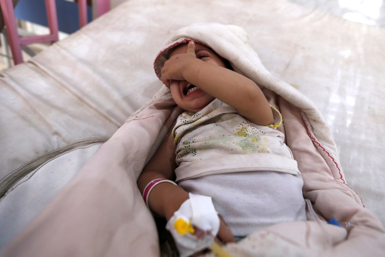 Image: Yemen cholera outbreak