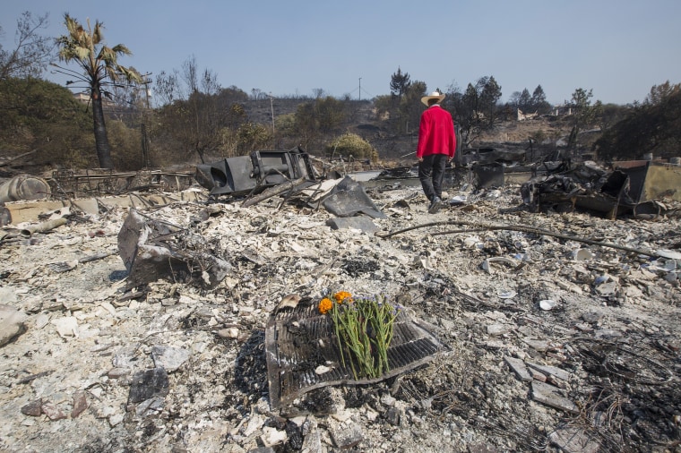 Image: Multiple Wildfires Continue To Ravage Through California Wine Country