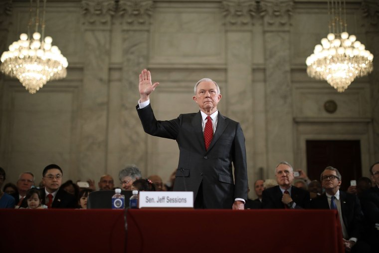 Image: Sen. Jeff Sessions Testifies At His Senate Confirmation Hearing To Become Country's Attorney General