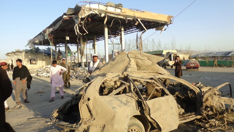 Image: Suicide Bomb Attack Kills 20 People at a Police Post in Paktia