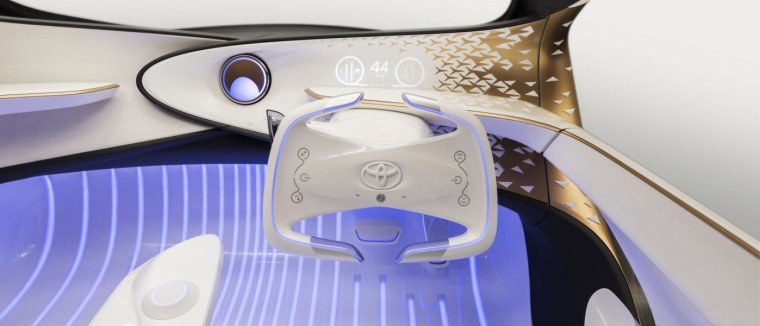 Image: Toyota's Concept-i vehicles would be equipped with its AI virtual assistant called Yui
