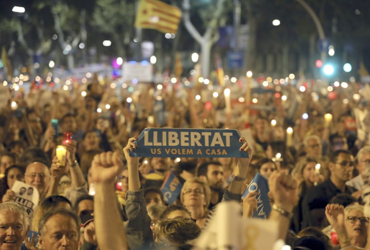 Image: Catalonia Protest