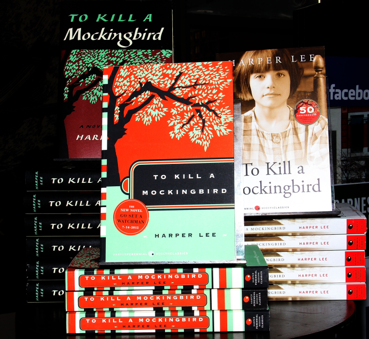 Image: Harper Lee's  "To Kill A Mockingbird" on display at Barnes &amp; Noble