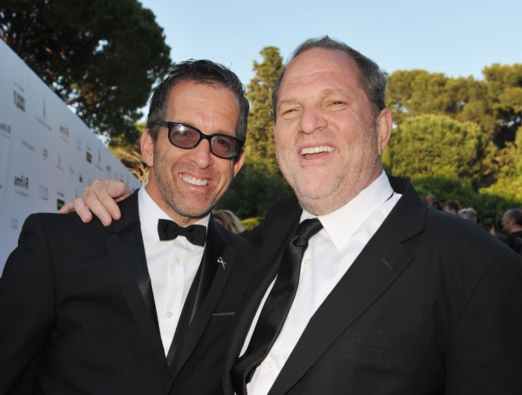 Image: Kenneth Cole, amfAR chairman, and Harvey Weinstein arrive at amfAR's Cinema Against AIDS 2010 benefit gala