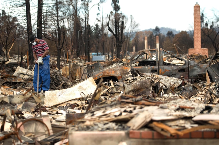 Image: Santa Rosa Residents Return After Wildfires