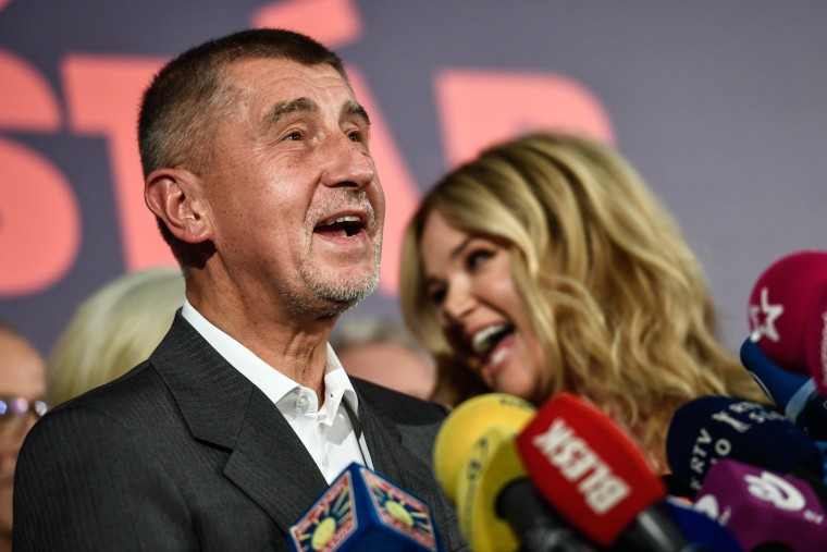 Image: Andrej Babis, leader of the ANO movement