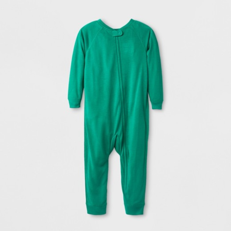 Adaptive pajamas in green