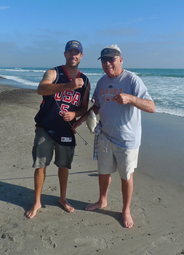 Carson and his stepdad, Richard Caruso