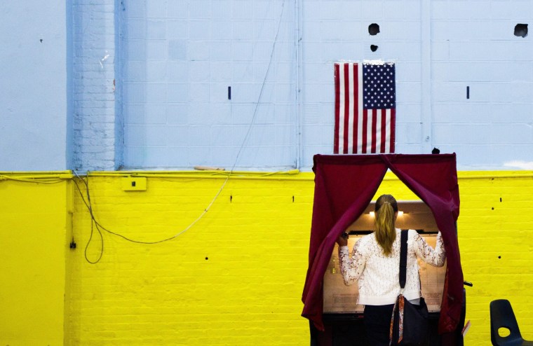 Image: Presidential Primary Voting in New Jersey