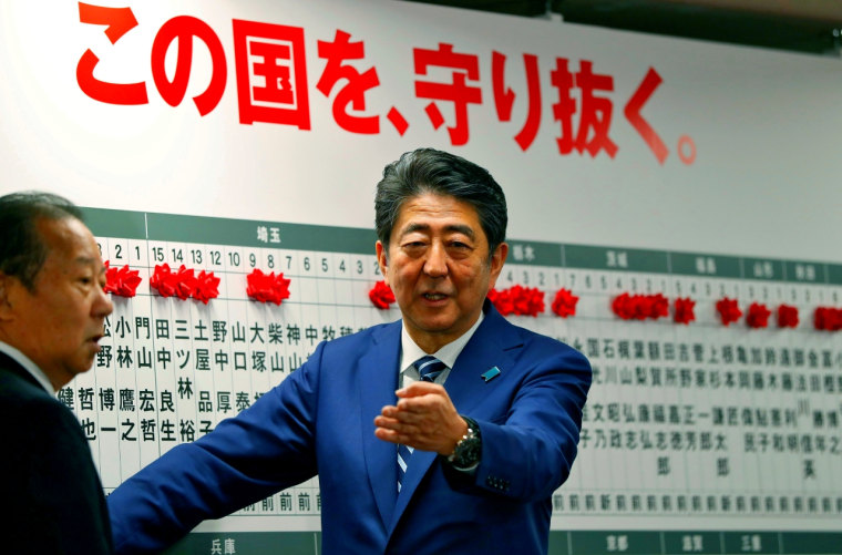 IMAGE: Japanese Prime Minister Shinzo Abe