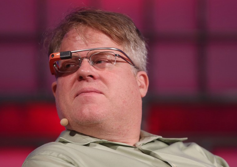 Image: Tech blogger Robert Scoble wears Google Glass at the Dublin web summit