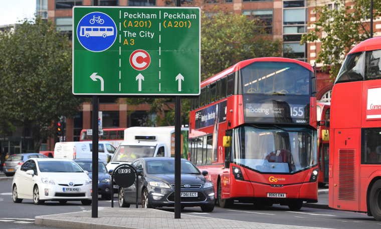 Image: Drivers in central London face a new charge on polluting vehicles