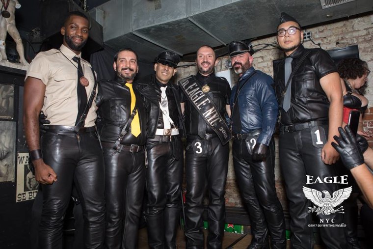 Mr. Eagle NYC 2018 contest competitors