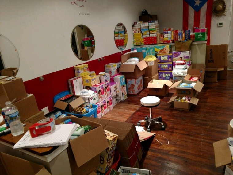 Supplied Kelvin Pena and the Everybody Eats Foundation have collected and plan to send to Puerto Rico.
