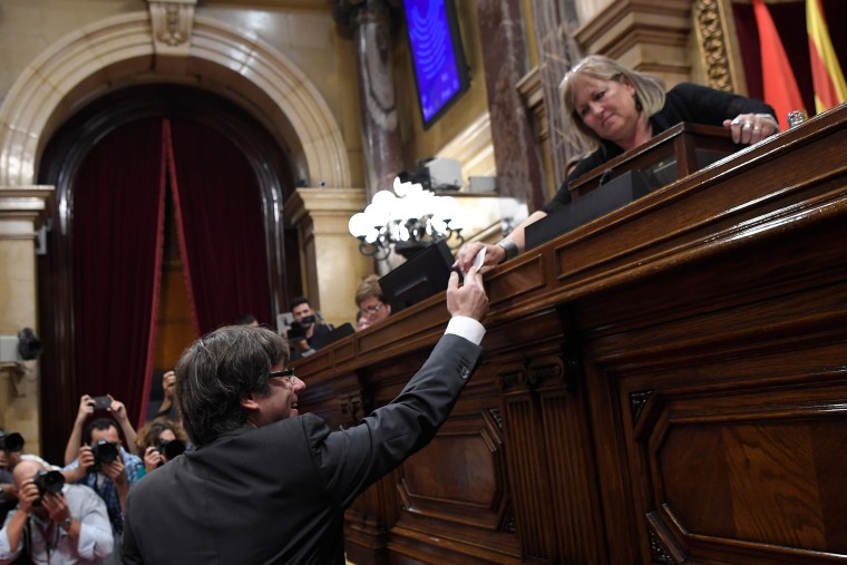 Image: Catalonia Declares Independence