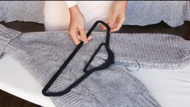 How to hang a sweater