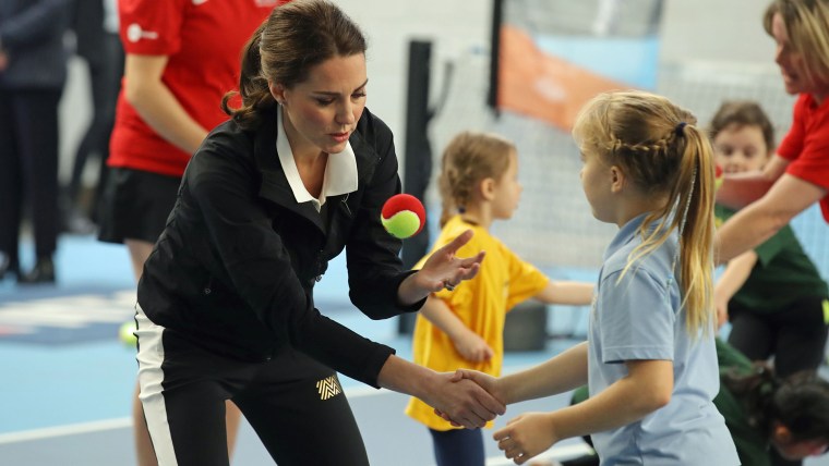 Duchess of Cambridge visits the LTA