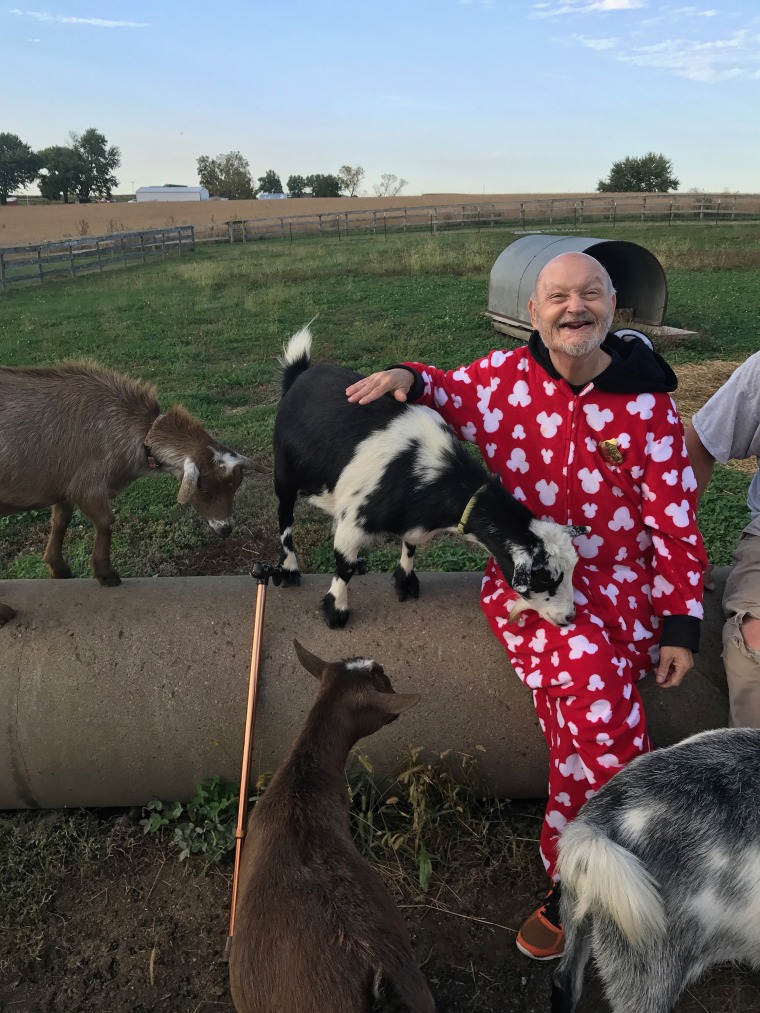 After living in institutions and group homes his entire adult life, Homer Williams got his "forever family" and enjoys life on the farm with Michelle and Alan Vry.