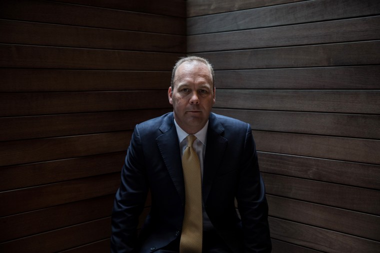 Image: Rick Gates, a protege and junior partner of Paul Manafort, Donald Trump's former campaign manager, in New York, April 24, 2017.