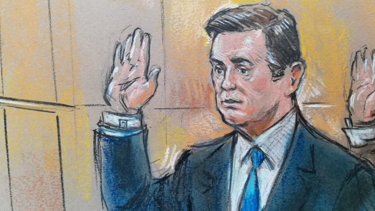 Image: Manafort appears in the  U.S. Federal Court