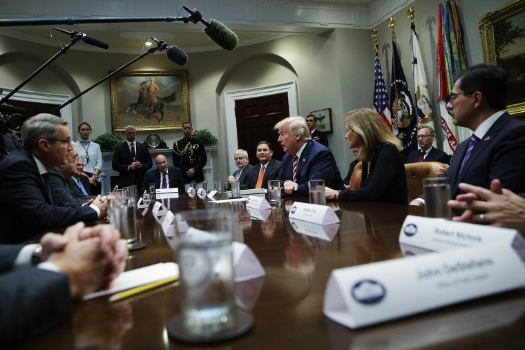 Image: Trump speaks to business leaders about tax reform