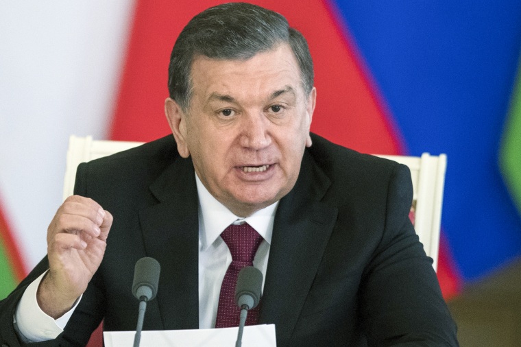 Image: Uzbek President Shavkat Mirziyoyev