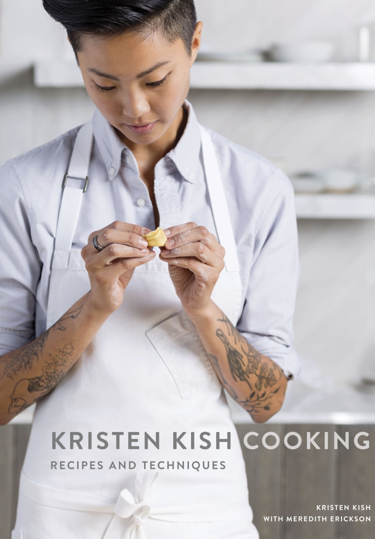 The cover of "Kristen Kish Cooking."