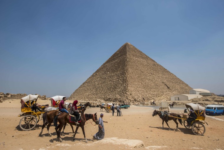 Image: FILES-EGYPT-SCIENCE-HISTORY-PHYSICS-PYRAMIDS