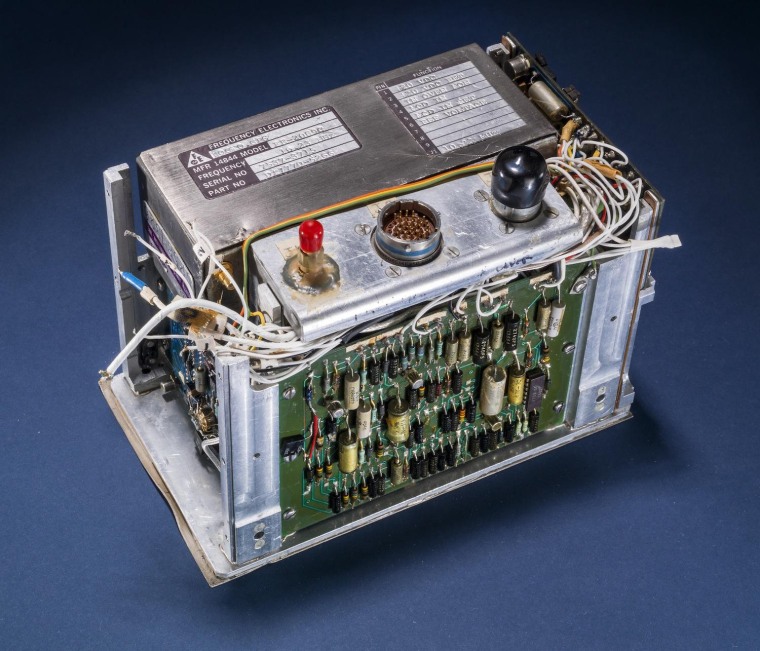 Image: This atomic clock was built for the first GPS satellites in the late 1970s.