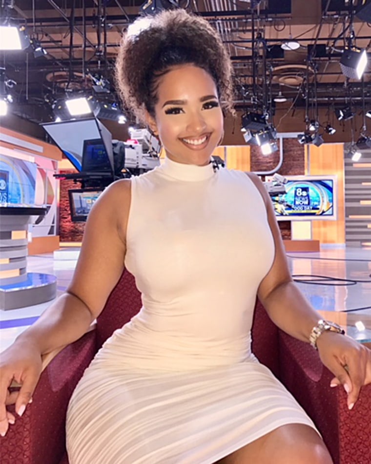 Image: WFAA 8 Dallas traffic reporter Demetria Obilor.