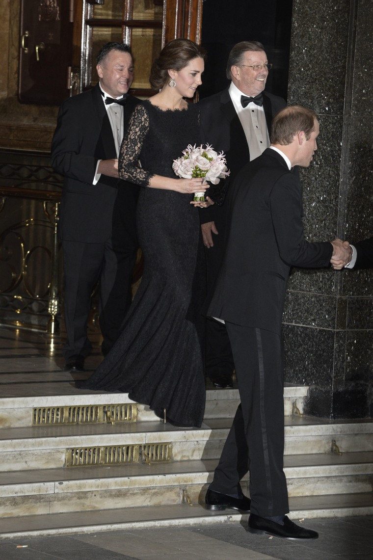 Catherine Duchess of Cambridge and Prince William leaving the Royal Variety Performance  Featuring: Prince William Duke of Cambridge,Catherine Duchess of Cambridge Where: London, United Kingdom When: 13 Nov 2014 Credit: Euan Cherry/WENN.com