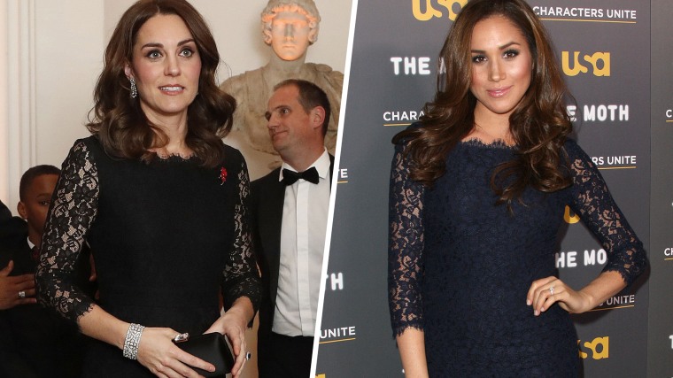 Duchess Kate in black lace