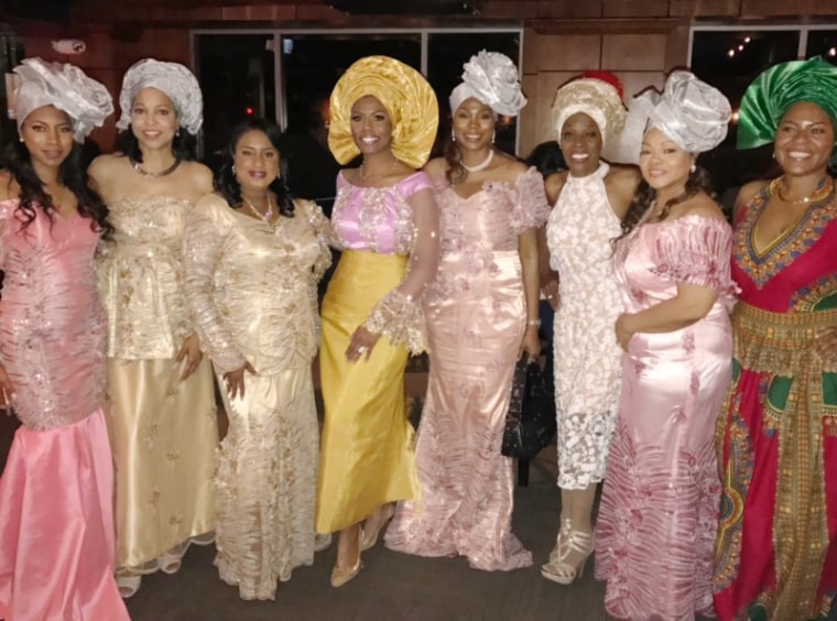 Omarosa's traditional Nigerian wedding ceremony on April 8, 2017.