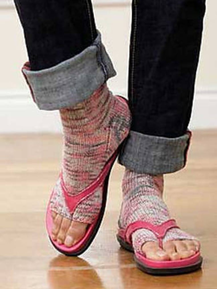 Socks to wear on sale with flip flops