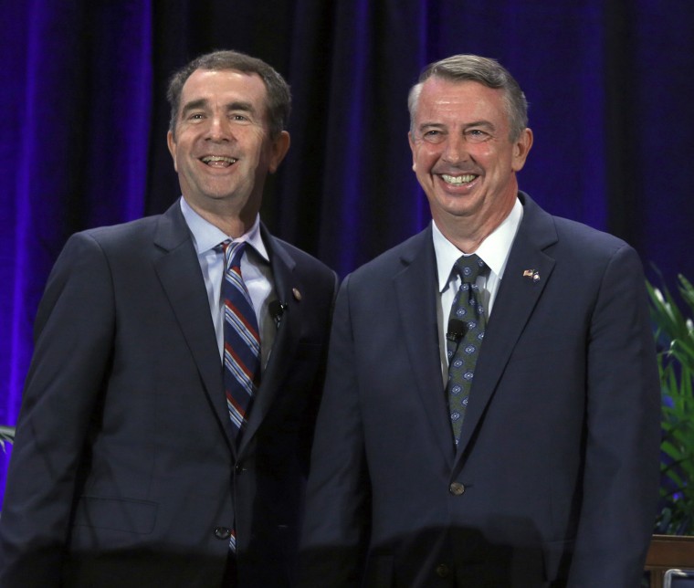 Image: Ralph Northam and Ed Gillespie