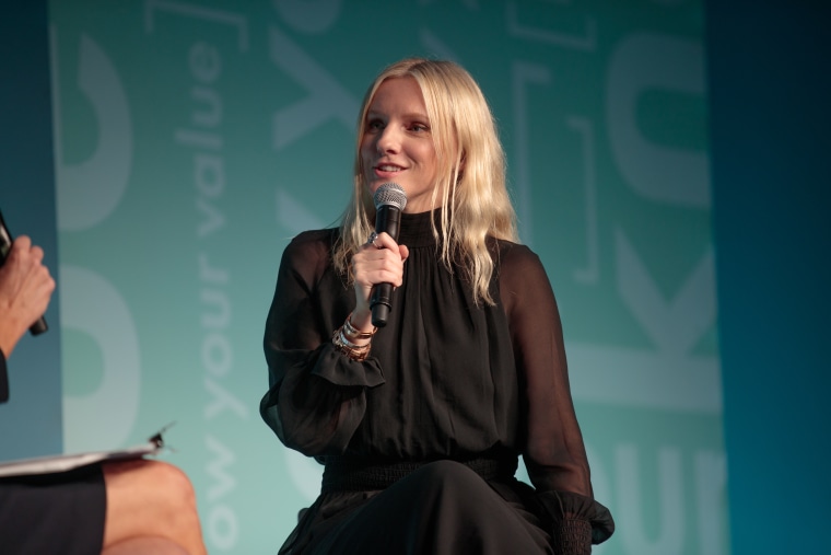 Laura Brown, editor-in-chief of Instyle, speaks at the Know Your Value conference in New York City on Oct. 30.
