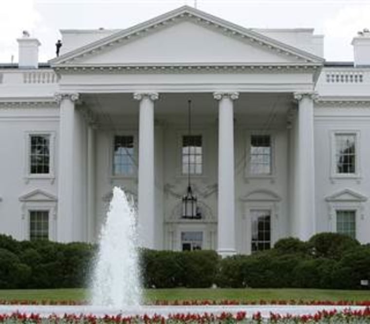 Exterior view of the White House   
