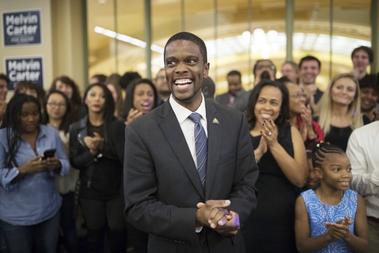 Image: St. Paul mayoral candidate Melvin Carter