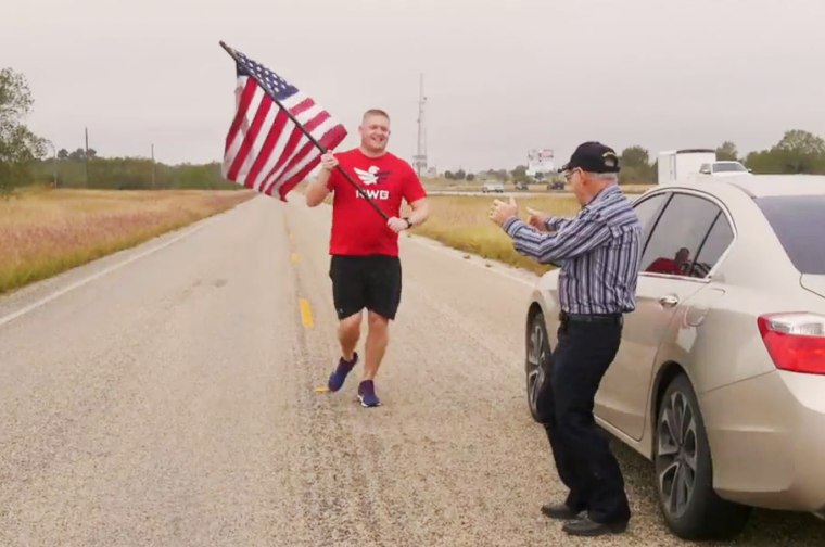 Image: the Old Glory Relay