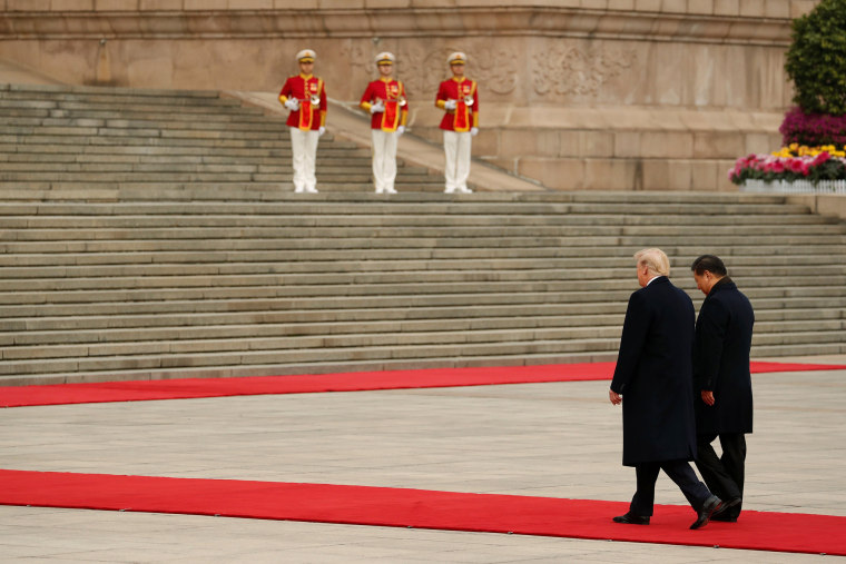 Image: Trump makes an official visit in Beijing, China